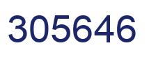 Number 305646 blue image