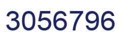 Number 3056796 blue image