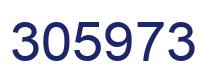 Number 305973 blue image