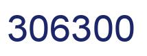 Number 306300 blue image