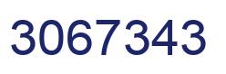 Número 3067343 imagen azul