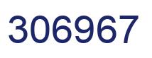 Number 306967 blue image