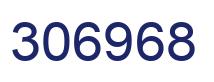 Number 306968 blue image