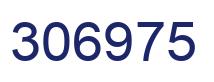 Number 306975 blue image
