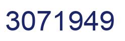 Number 3071949 blue image