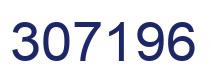 Number 307196 blue image