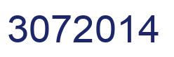 Número 3072014 imagen azul