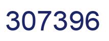 Number 307396 blue image