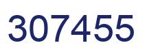 Número 307455 imagen azul