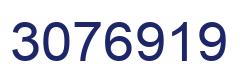 Number 3076919 blue image