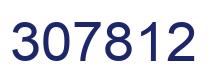 Number 307812 blue image