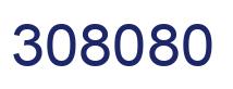 Number 308080 blue image