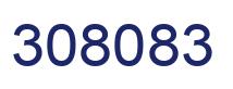 Number 308083 blue image