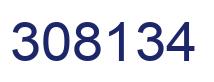 Number 308134 blue image