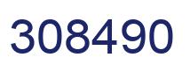 Número 308490 imagen azul