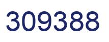 Number 309388 blue image