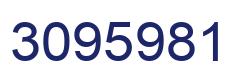 Number 3095981 blue image