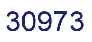 Number 30973 blue image