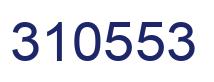Number 310553 blue image