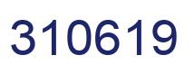 Número 310619 imagen azul