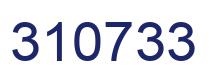 Número 310733 imagen azul