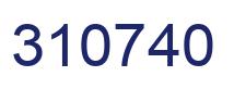 Número 310740 imagen azul