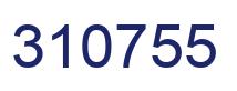 Número 310755 imagen azul