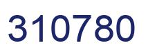 Número 310780 imagen azul