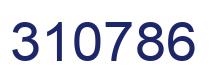 Número 310786 imagen azul