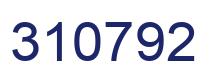Number 310792 blue image