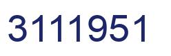 Número 3111951 imagen azul