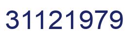 Número 31121979 imagen azul