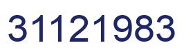 Número 31121983 imagen azul