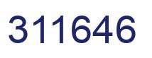 Number 311646 blue image