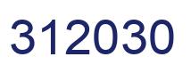 Número 312030 imagen azul