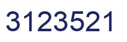 Número 3123521 imagen azul