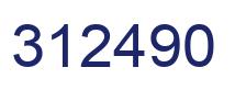 Número 312490 imagen azul