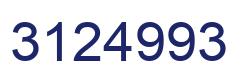 Number 3124993 blue image