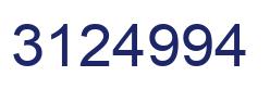 Number 3124994 blue image