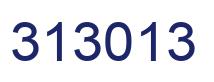 Número 313013 imagen azul