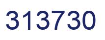 Number 313730 blue image
