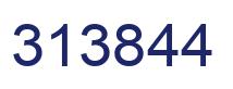 Number 313844 blue image