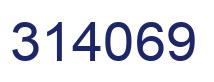 Número 314069 imagen azul