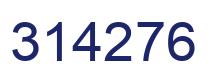 Número 314276 imagen azul