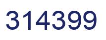 Número 314399 imagen azul