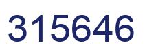 Número 315646 imagen azul