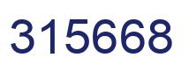 Número 315668 imagen azul