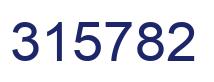 Number 315782 blue image