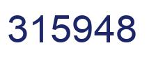 Number 315948 blue image