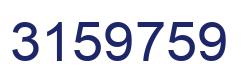 Número 3159759 imagen azul